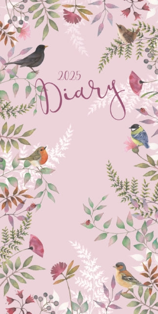 Vintage Garden Floral Deluxe Slim Diary  2025-9781529846317