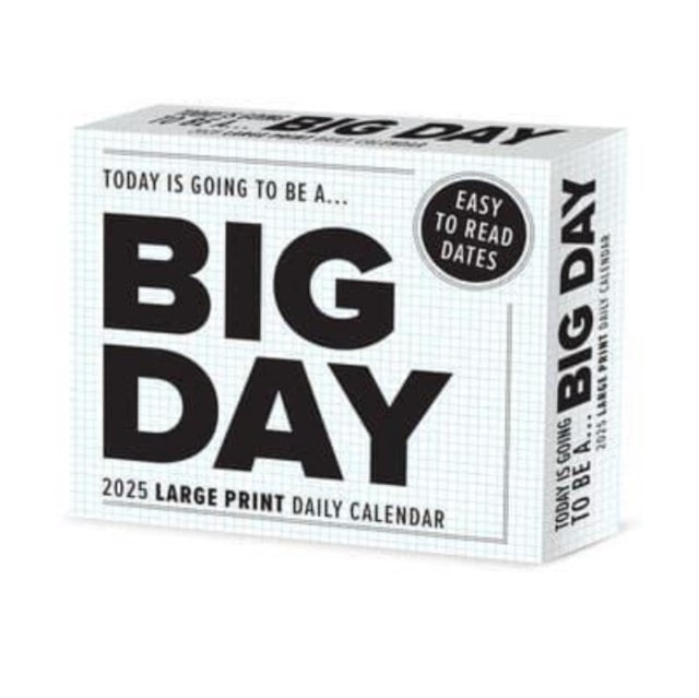 Big Day 2025 6.2 X 5.4 Box Calendar-9781549240676