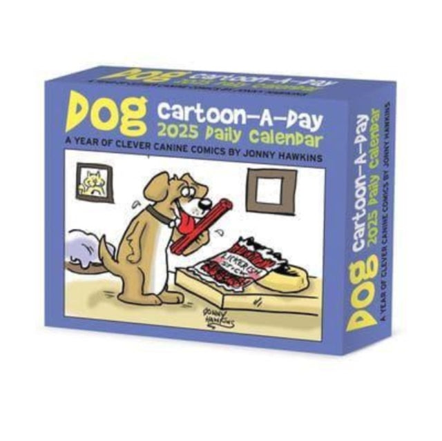 Dog Cartoon-A-Day 2025 6.2 X 5.4 Box Calendar-9781549240805
