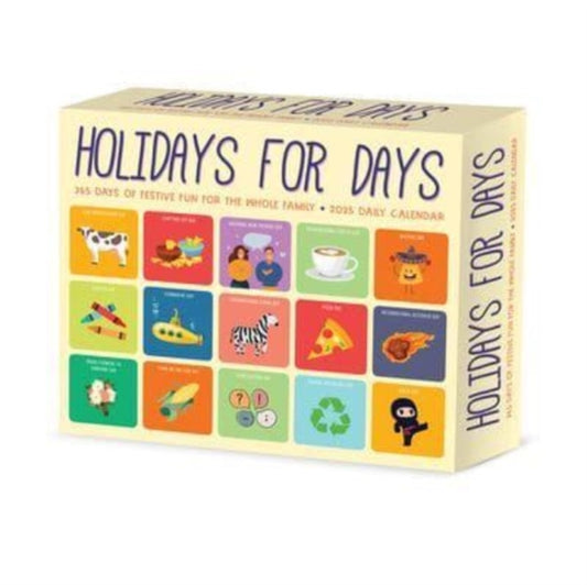 Holidays for Days 2025 6.2 X 5.4 Box Calendar-9781549240874