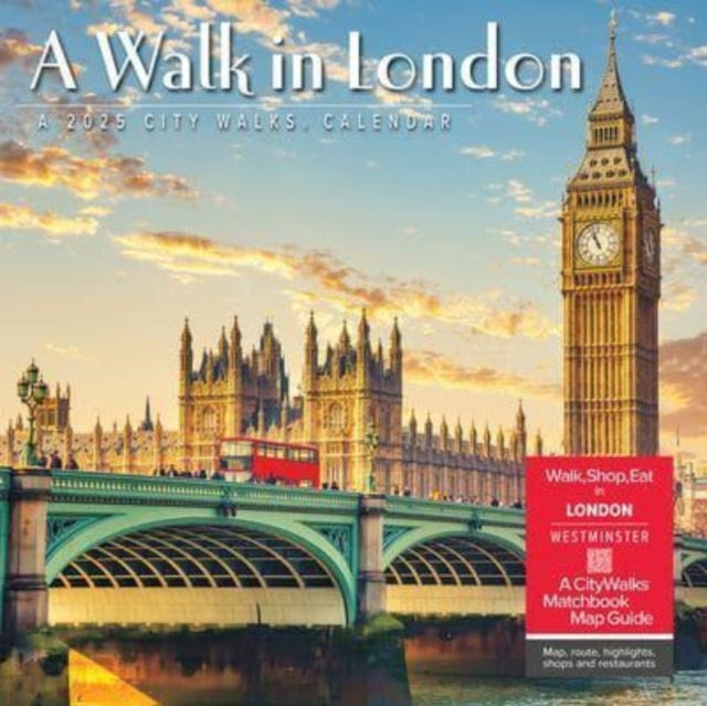 A Walk in London 2025 12 X 12 Wall Calendar-9781549241208