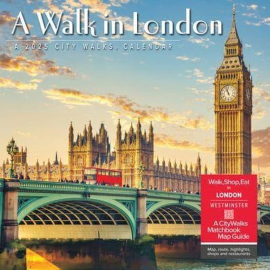 A Walk in London 2025 12 X 12 Wall Calendar-9781549241208