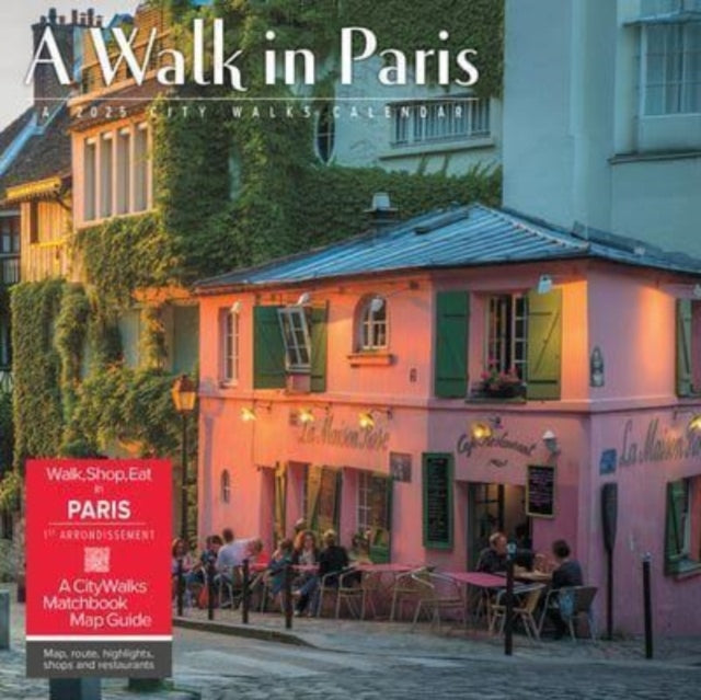 A Walk in Paris 2025 12 X 12 Wall Calendar-9781549241222