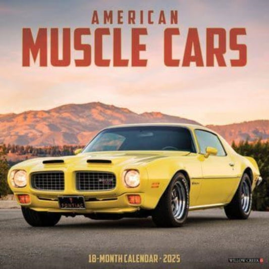 American Muscle Cars 2025 12 X 12 Wall Calendar-9781549241345