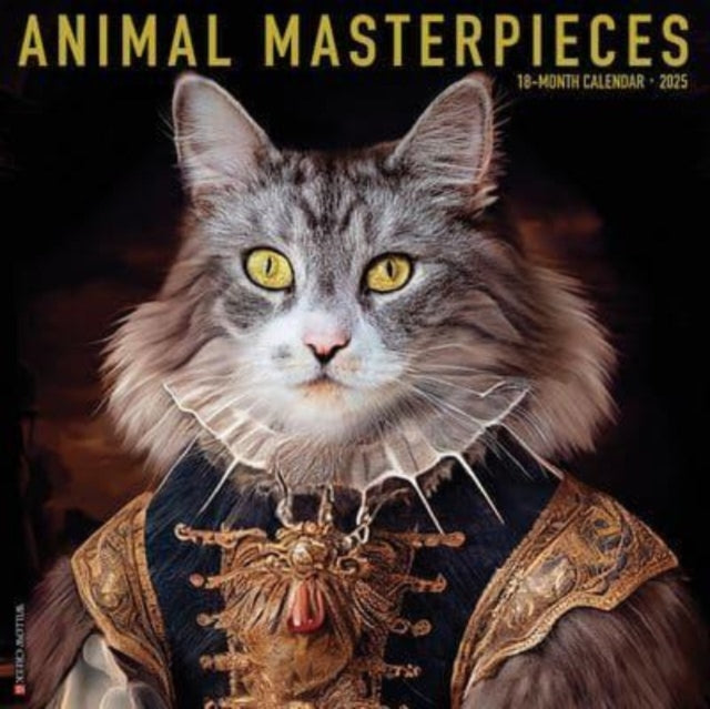 Animal Masterpieces 2025 12 X 12 Wall Calendar-9781549241390