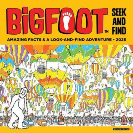 Bigfoot Seek & Find 2025 12 X 12 Wall Calendar-9781549241796