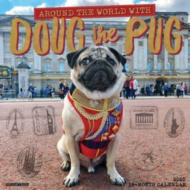 Doug the Pug 2025 12 X 12 Wall Calendar-9781549242755