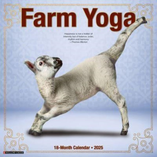 Farm Yoga 2025 12 X 12 Wall Calendar-9781549242878