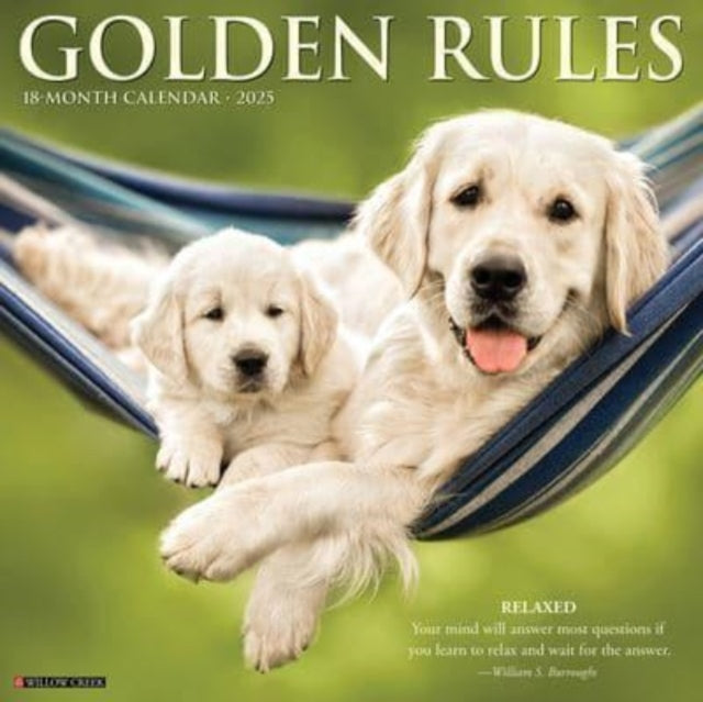 Golden Rules 2025 12 X 12 Wall Calendar-9781549243103