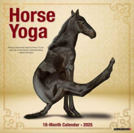 Horse Yoga 2025 12 X 12 Wall Calendar-9781549243370