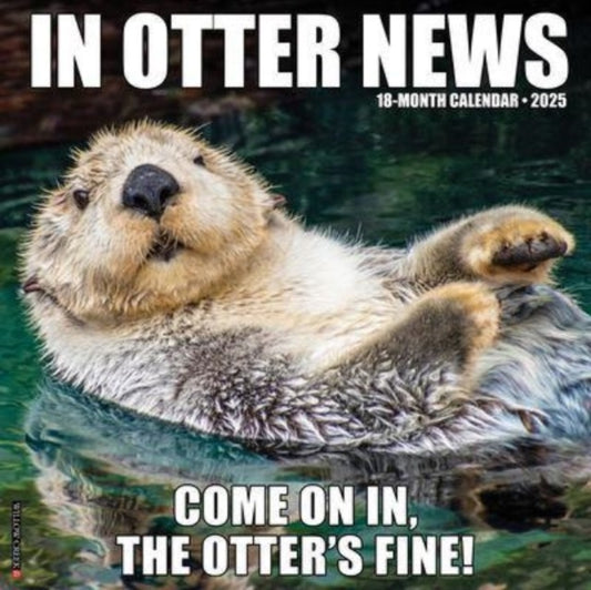 In Otter News 2025 12 X 12 Wall Calendar-9781549243479
