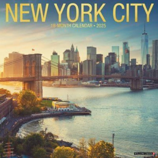 New York City 2025 12 X 12 Wall Calendar-9781549244193