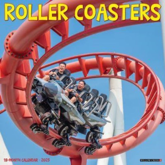 Roller Coasters 2025 12 X 12 Wall Calendar-9781549244674