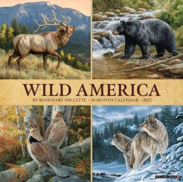 Wild America 2025 12 X 12 Wall Calendar-9781549245459