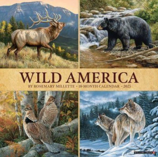 Wild America 2025 12 X 12 Wall Calendar-9781549245459