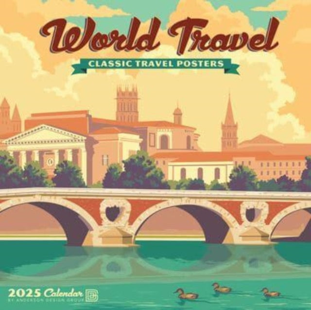 World Travel 2025 12 X 12 Wall Calendar-9781549245510