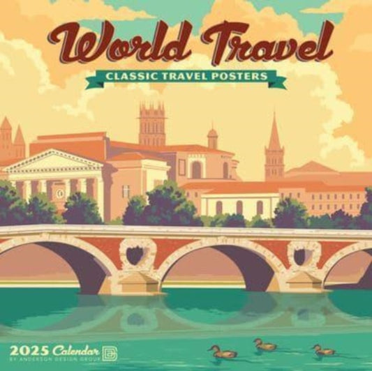 World Travel 2025 12 X 12 Wall Calendar-9781549245510