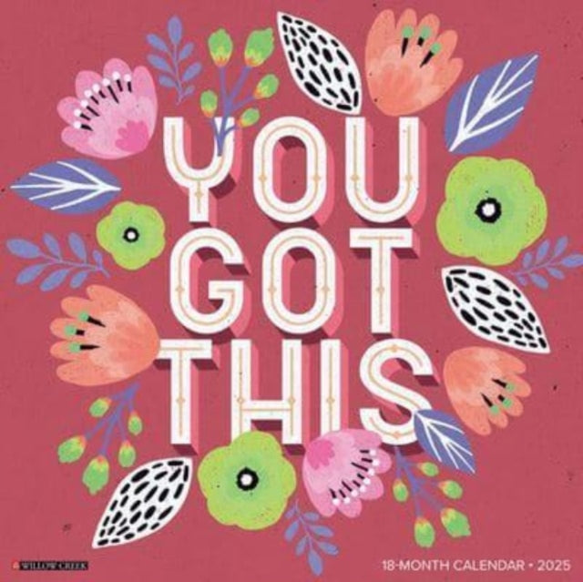 You Got This 2025 12 X 12 Wall Calendar-9781549245589