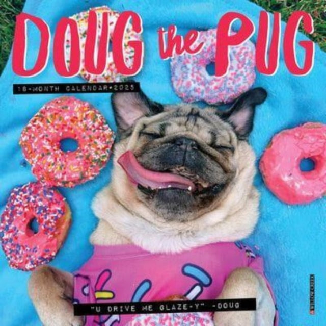 Doug the Pug 2025 7 X 7 Mini Wall Calendar-9781549245763
