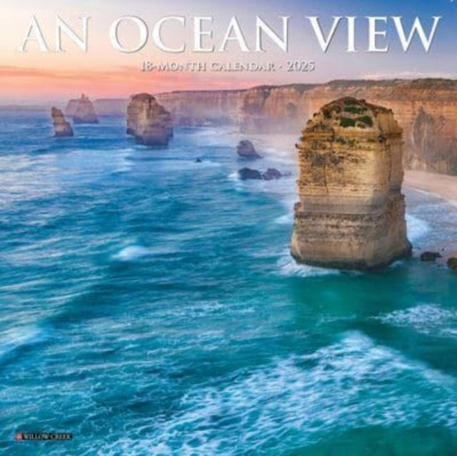 Ocean View 2025 7 X 7 Mini Wall Calendar-9781549245893
