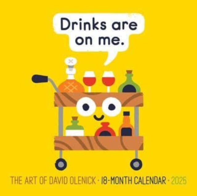 The Art of David Olenick 2025 7 X 7 Mini Wall Calendar-9781549245961