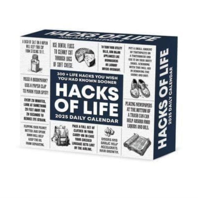 Hacks of Life 2025 6.2 X 5.4 Box Calendar-9781549246715