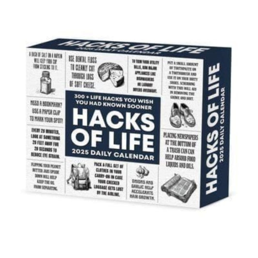 Hacks of Life 2025 6.2 X 5.4 Box Calendar-9781549246715