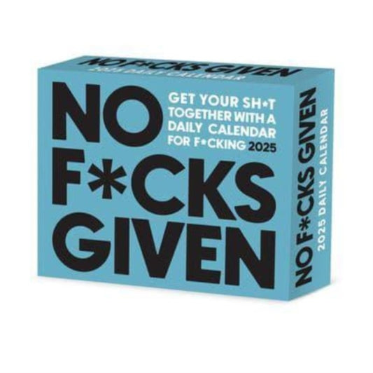 No F*cks Given 2025 6.2 X 5.4 Box Calendar-9781549246722