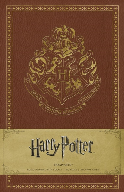 Harry Potter Hogwarts Hardcover Ruled Journal-9781608875627