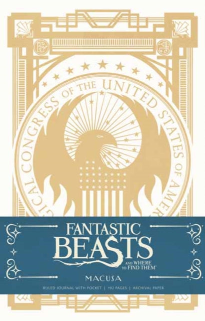 Fantastic Beasts and Where to Find them: MACUSA Hardcover Ruled Journal-9781608879304