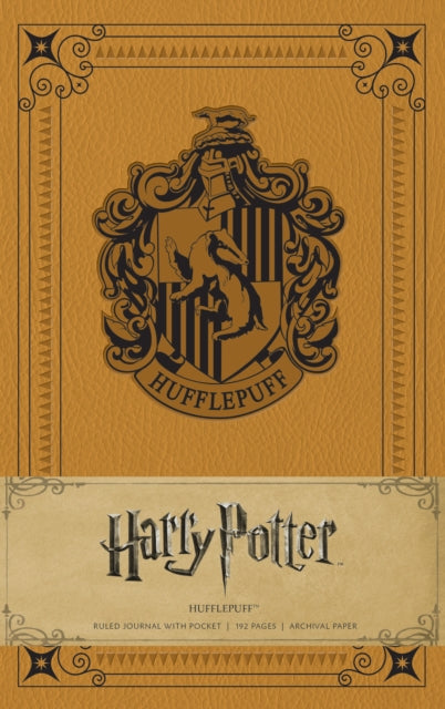 Harry Potter: Hufflepuff Hardcover Ruled Journal-9781608879502