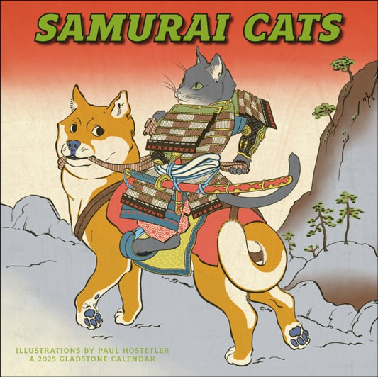 Samurai Cats Square Wall Calendar 2025-9781612235677