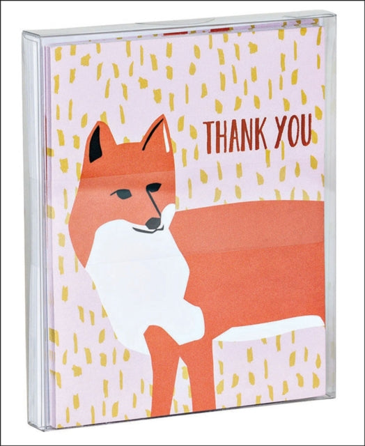 Foxy Thank You Notecard Set-9781623257125