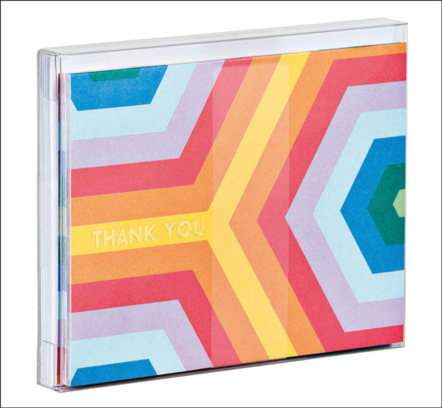 Over the Rainbow Thank You Notecard Set-9781623257156
