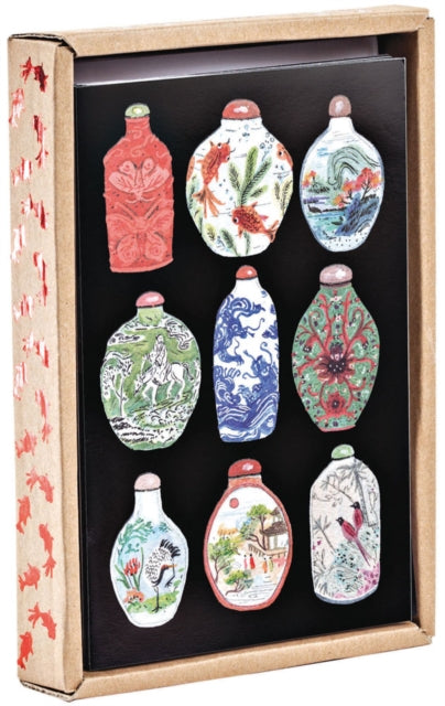 Vintage China Luxe Foil Notecard Box-9781623257224