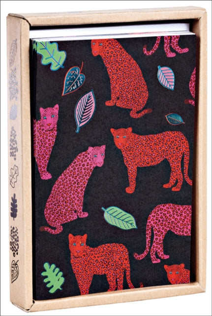 Luxe Leopards Luxe Foil Notecard Box-9781623257347
