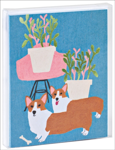 Two Corgis Notecard Set-9781623257460