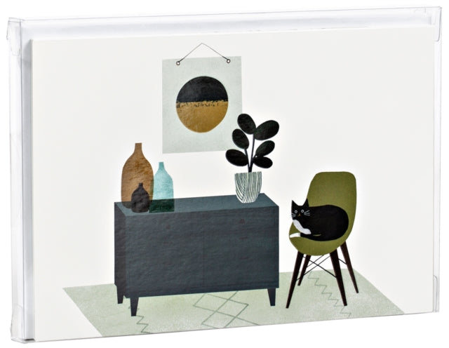 Olive's House (Tuxedo Cat) Big Notecard Set-9781623258337