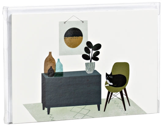 Olive's House (Tuxedo Cat) Big Notecard Set-9781623258337