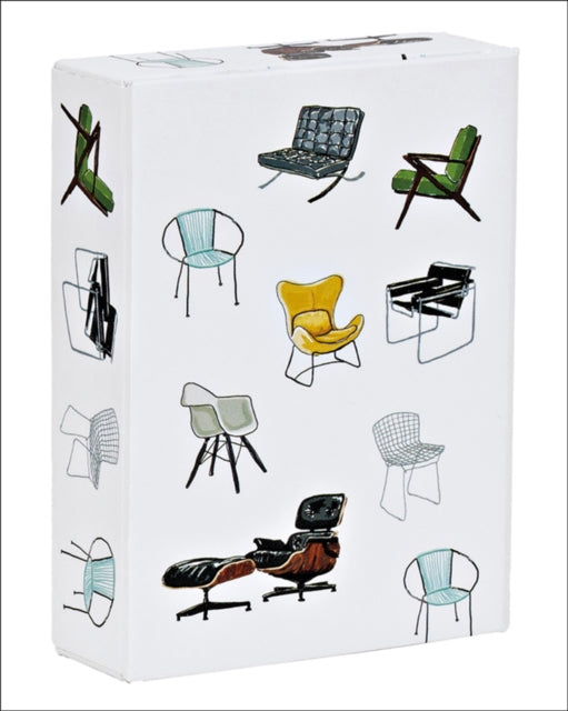 Mid-Century Modern Chairs Playing Cards-9781623258504