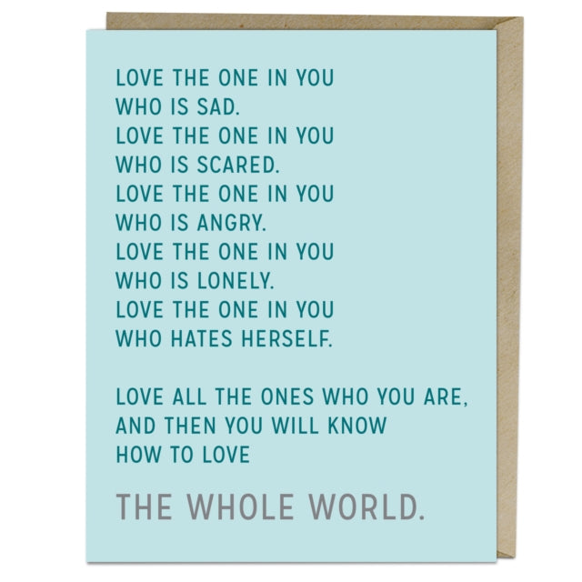 6-Pack Elizabeth Gilbert for Em & Friends Love The One in You Card-9781642463507