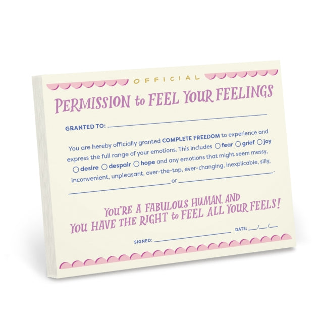 Em & Friends Permission to Feel Your Feelings Notepad-9781642464092