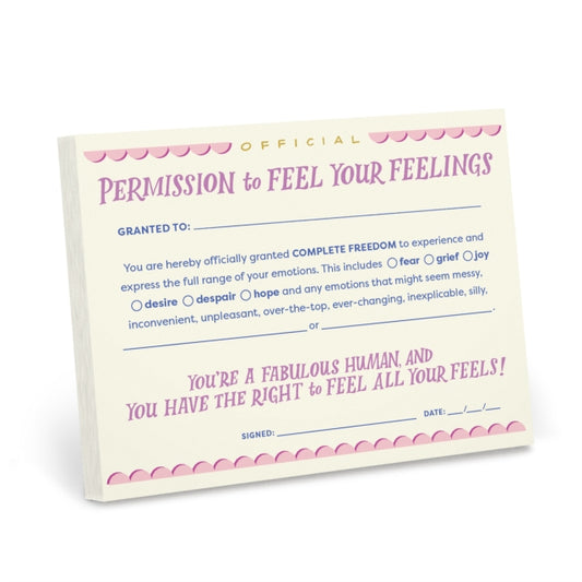 Em & Friends Permission to Feel Your Feelings Notepad-9781642464092