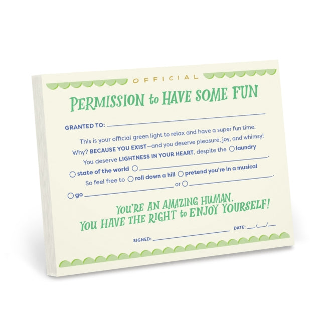 Em & Friends Permission to Have Some Fun Notepad-9781642464115