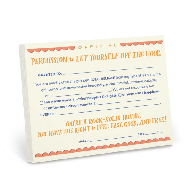 Em & Friends Permission to Let Yourself Off the Hook Notepad-9781642464122