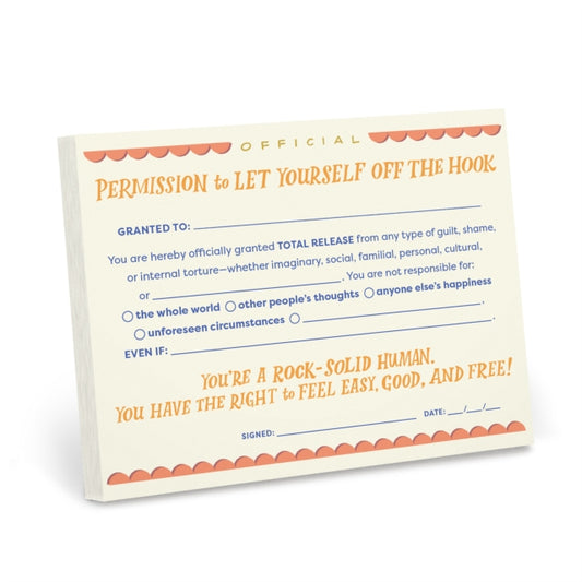 Em & Friends Permission to Let Yourself Off the Hook Notepad-9781642464122