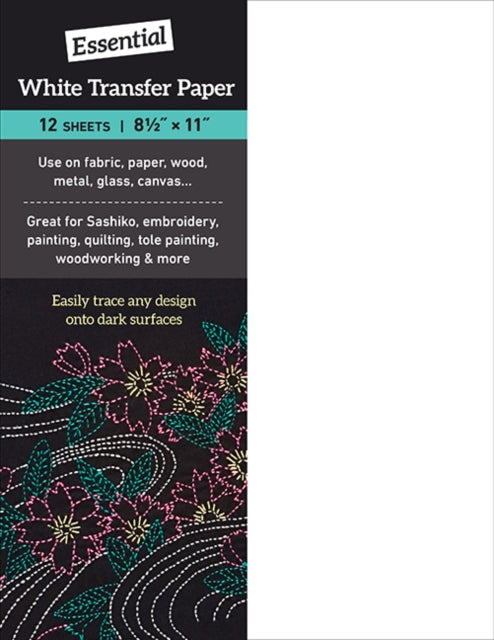 Essential White Transfer Paper : 12 Sheets, 8 1/2   x 11-9781644030929