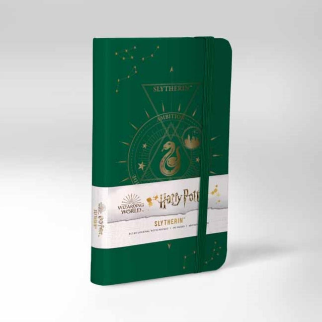 Harry Potter: Slytherin Constellation Ruled Pocket Journal-9781647220068