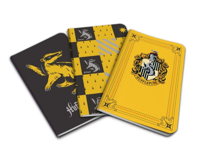 Harry Potter: Hufflepuff Pocket Notebook Collection : Set of 3-9781647220112