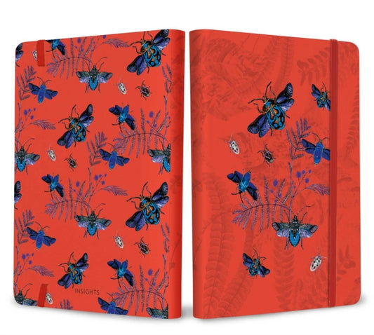 Art of Nature: Flight of Beetles Notebook with Elastic Band-9781647222048